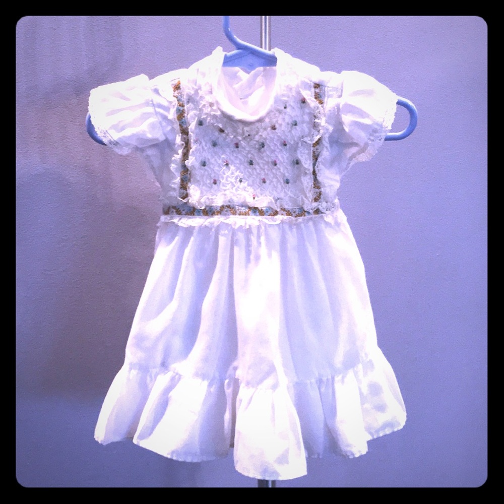 Vintage dress with matching hat